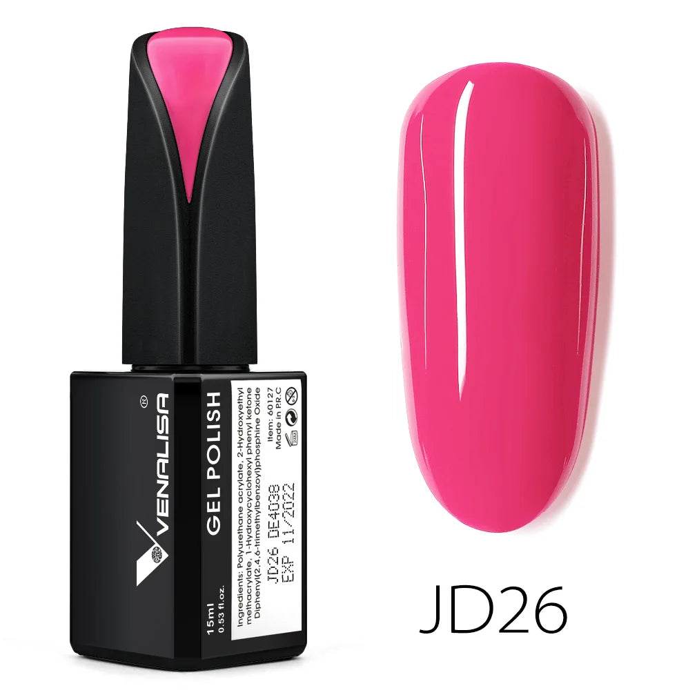 VENALISA 7,5ml Holographischer Camouflage UV-Gel-Lack – Glitzernd, langanhaltend, soak-off