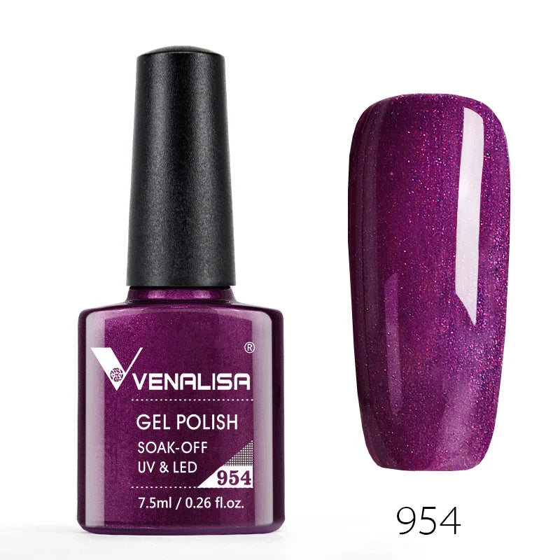 Venalisa 7.5ml Gel Polish – 60 Farben – UV/LED – Base, Top, Primer