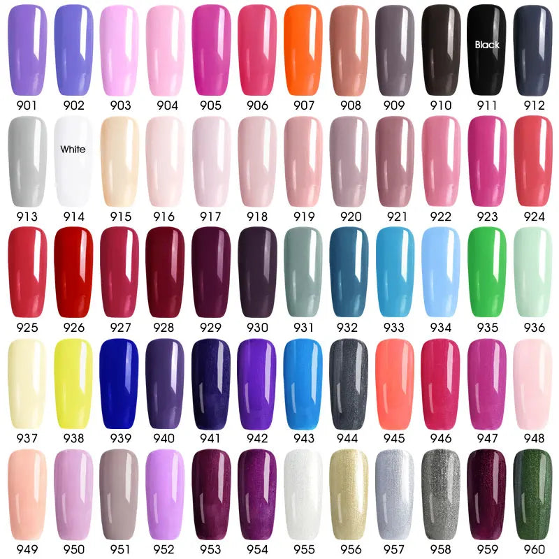 Venalisa 7.5ml Gel Polish – 60 Farben – UV/LED – Base, Top, Primer