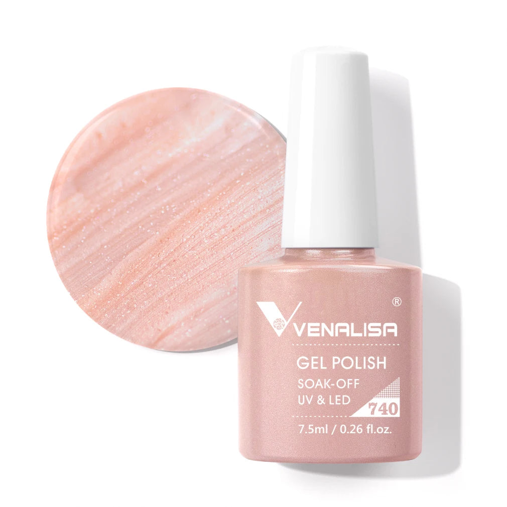 Venalisa VIP3 Gel-Lack 7,5 ml – Funny Bunny Farbe mit Glitzer – UV/LED, Soak Off