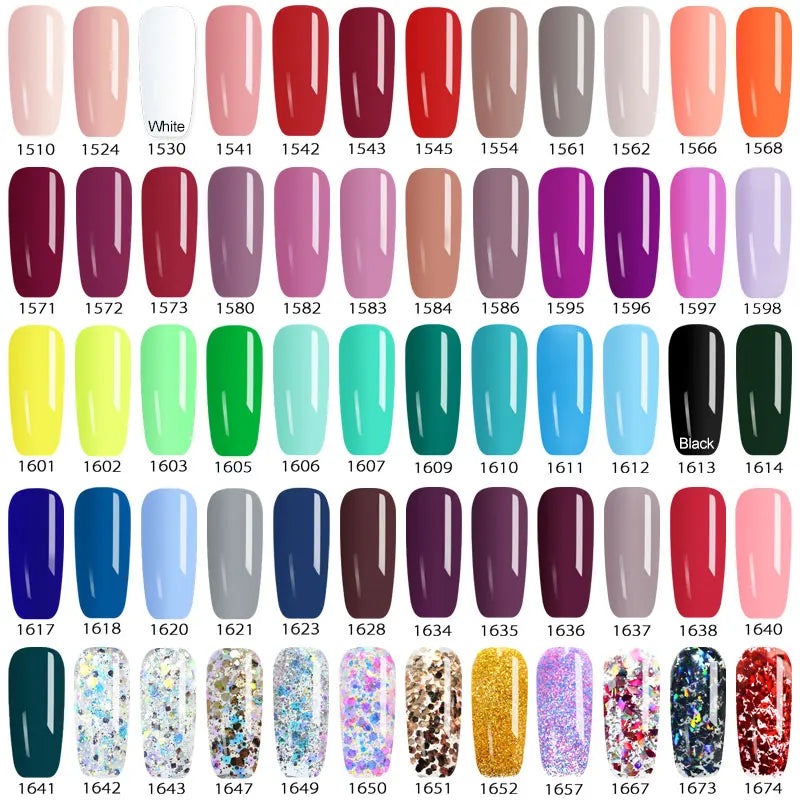 Venalisa Painting Gel 5ml – 60 Farben für Nailart, French & Details – UV/LED