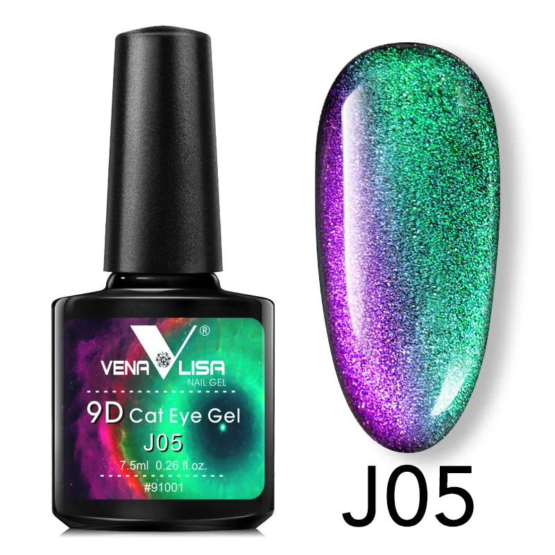Venalisa 9D Magnetischer Cat Eye UV-Gel 7,5 ml – Galaxie-Effekt
