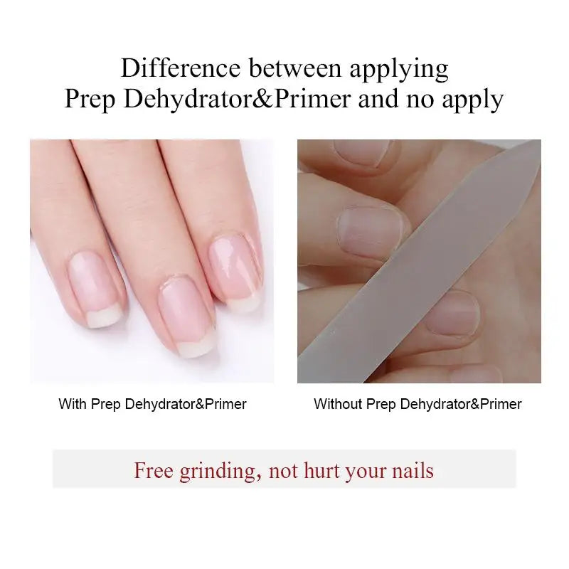 BORN PRETTY 15ml Primer & Base/Top Coat – Ohne UV-Lampe, schnelltrocknend