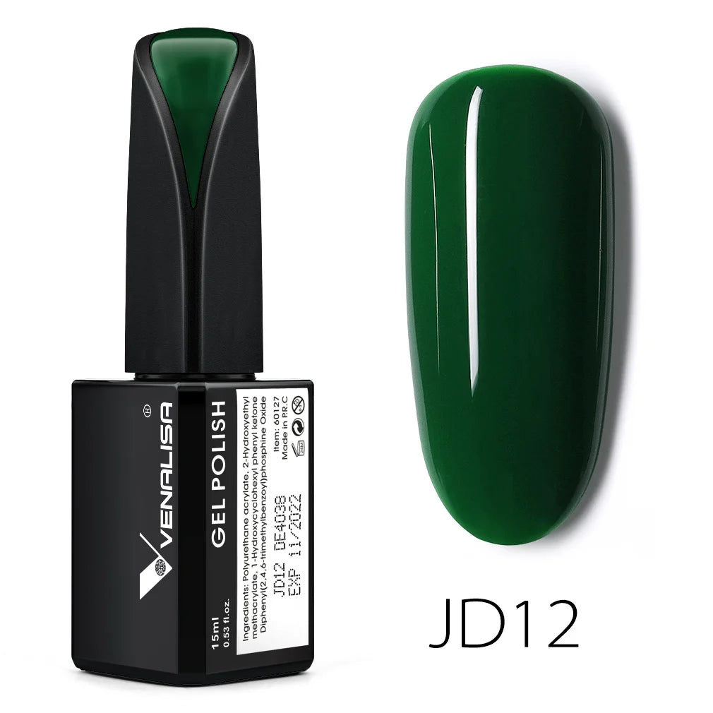 VENALISA 7,5ml Holographischer Camouflage UV-Gel-Lack – Glitzernd, langanhaltend, soak-off