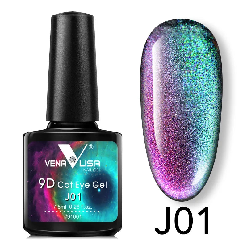 Venalisa 9D Magnetischer Cat Eye UV-Gel 7,5 ml – Galaxie-Effekt