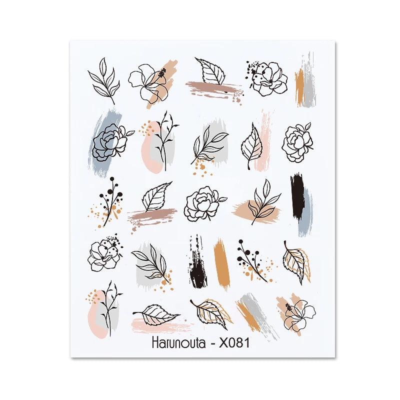 3D Schleifen Nagelsticker – Elegante Gold- & Farbbögen für French & Sommerdesigns