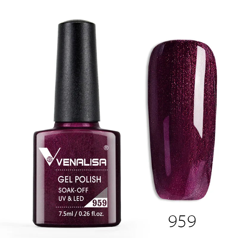 Venalisa 7.5ml Gel Polish – 60 Farben – UV/LED – Base, Top, Primer