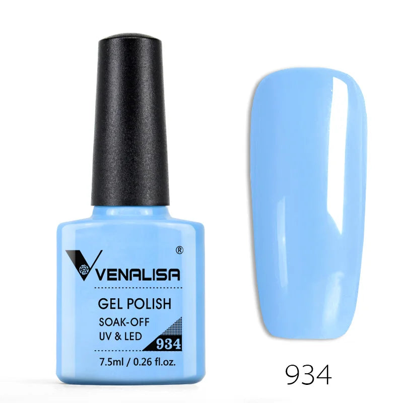 Venalisa 7.5ml Gel Polish – 60 Farben – UV/LED – Base, Top, Primer