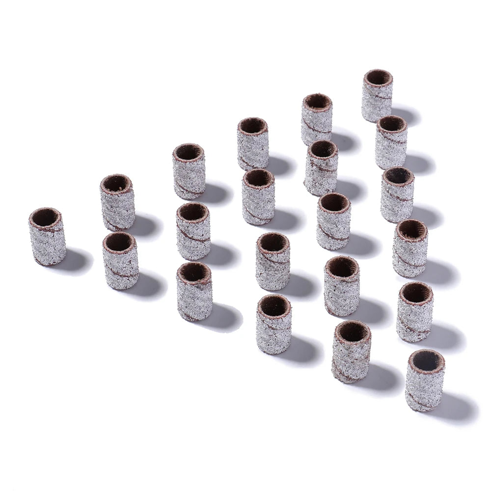 Zebra Schleifbänder 80#/150#/240# – Für Nagelfräser, Maniküre, Pediküre, Gelentfernung
