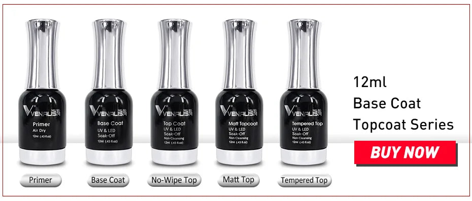 Venalisa Base & Top Coats – Nachfüllgrößen 30ml/225g