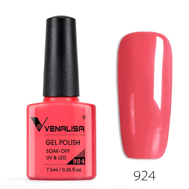 Venalisa 7.5ml Gel Polish – 60 Farben – UV/LED – Base, Top, Primer