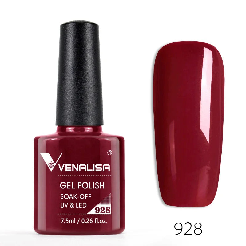 Venalisa 7.5ml Gel Polish – 60 Farben – UV/LED – Base, Top, Primer
