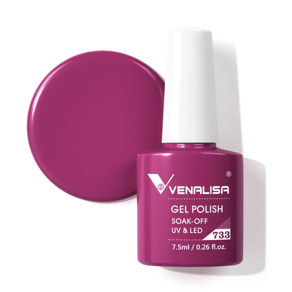 Venalisa VIP3 Gel-Lack 7,5 ml – Funny Bunny Farbe mit Glitzer – UV/LED, Soak Off