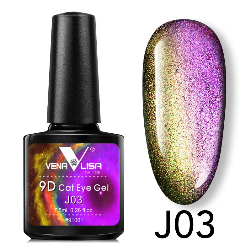 Venalisa 9D Magnetischer Cat Eye UV-Gel 7,5 ml – Galaxie-Effekt