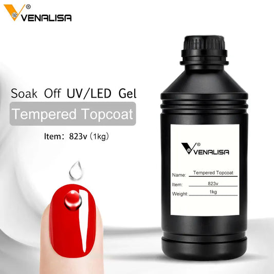 VENALISA 1KG Profi Set – Base Coat, Top Coat, Primer, Rubber Base, Matte & Non-Wipe Finish