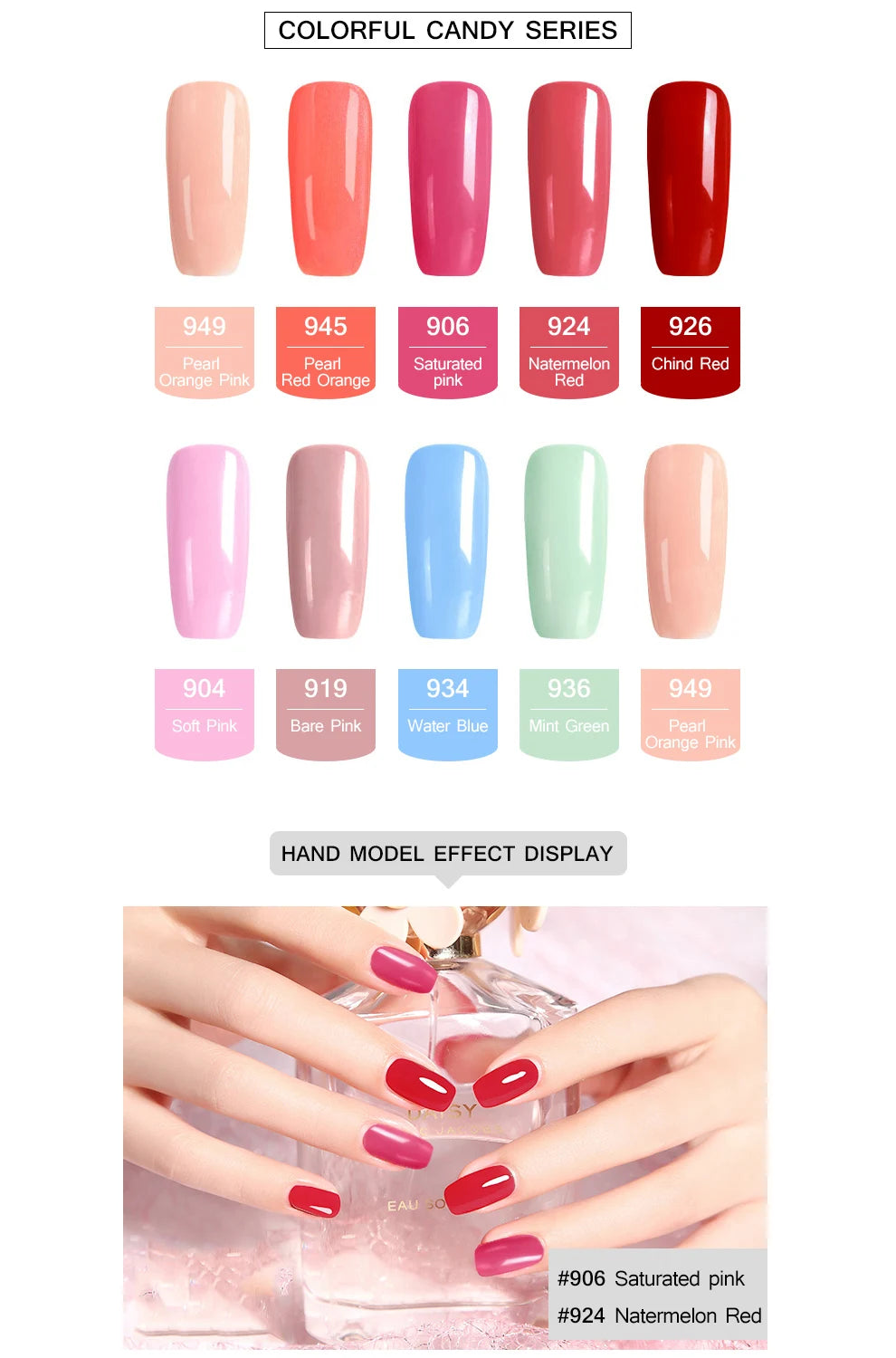 Venalisa 7.5ml Gel Polish – 60 Farben – UV/LED – Base, Top, Primer