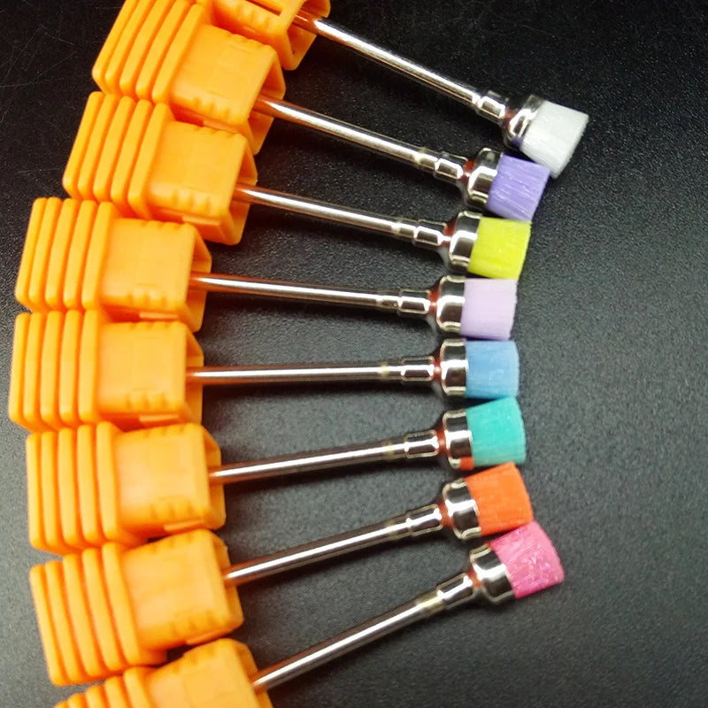 1pcs Random color Nail Drill Brush Electric 2.35mm Machine  Professional Nail Art Drill Bit Cleaning Manicure Drills Accessories