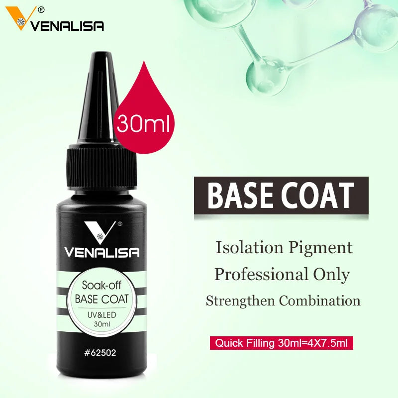Venalisa Base & Top Coats – Nachfüllgrößen 30ml/225g