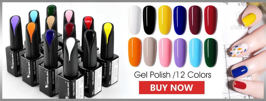 Venalisa Gel-Lack Set 15ml – Luxus Edition mit Farbdisplay – Kein Cleanser nötig