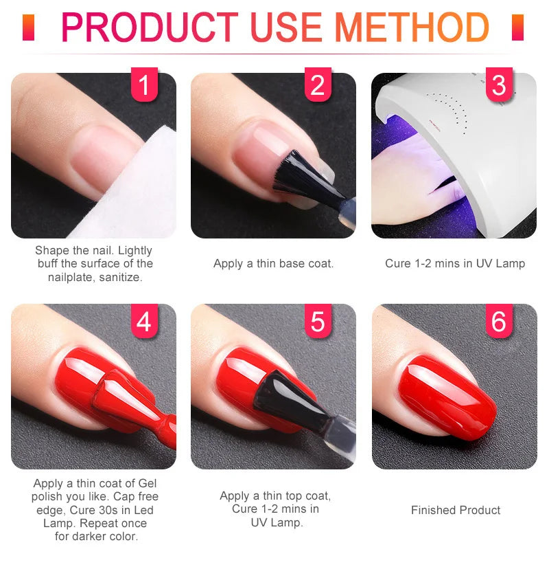 Venalisa 7.5ml Soak Off UV/LED Gel Polish – intensive Farben, langanhaltender Glanz