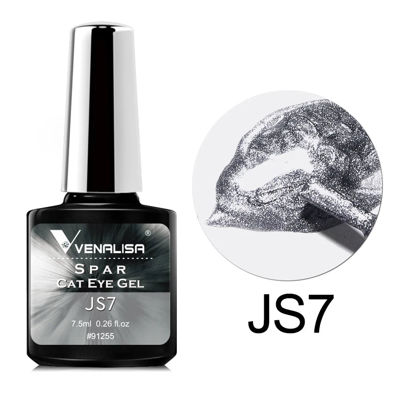 VENALISA SPAR Cat Eye Gel – 7,5 ml Magnetischer UV-Gel-Lack – 9D Chameleon-Effekt – Katzenaugeneffekt – Nagelstudio-Qualität