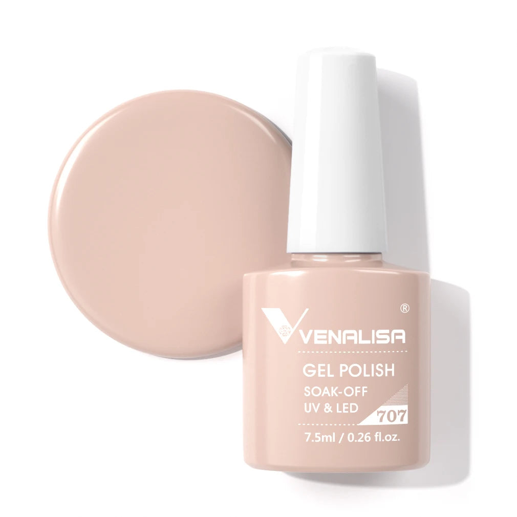 VENALISA 7,5ml Holographischer Camouflage UV-Gel-Lack – Glitzernd, langanhaltend, soak-off