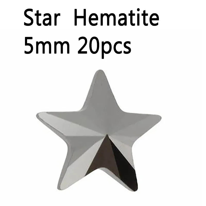 20 Stk Rivoli Stern-Strass – 5 mm Deko-Steine für Nail Art & DIY