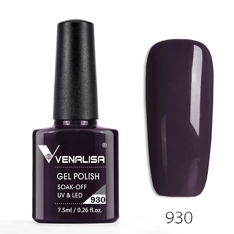 Venalisa 7.5ml Gel Polish – 60 Farben – UV/LED – Base, Top, Primer