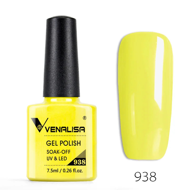 Venalisa 7.5ml Gel Polish – 60 Farben – UV/LED – Base, Top, Primer