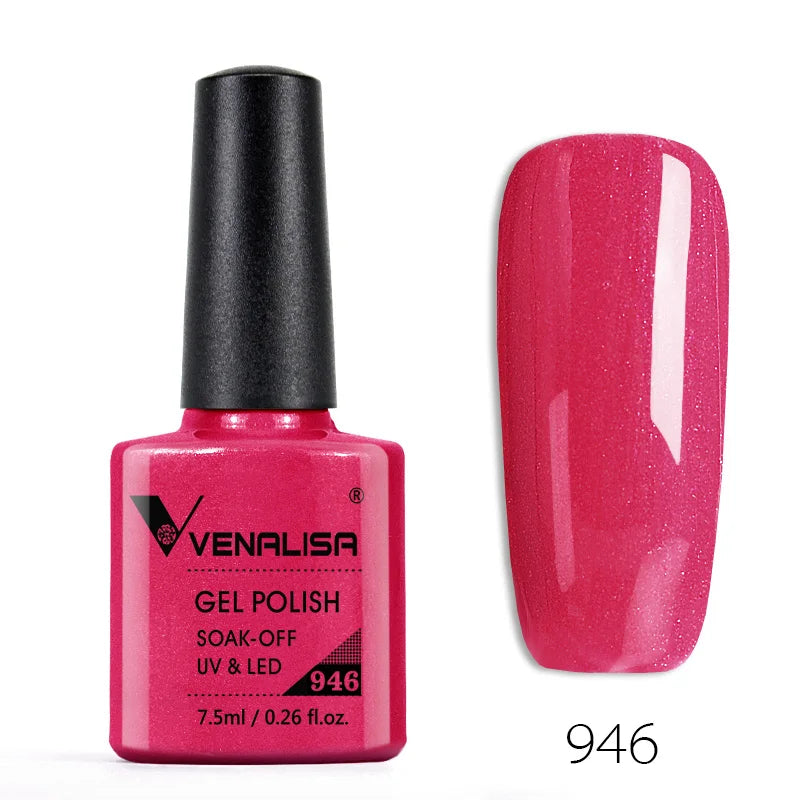 Venalisa 7.5ml Gel Polish – 60 Farben – UV/LED – Base, Top, Primer