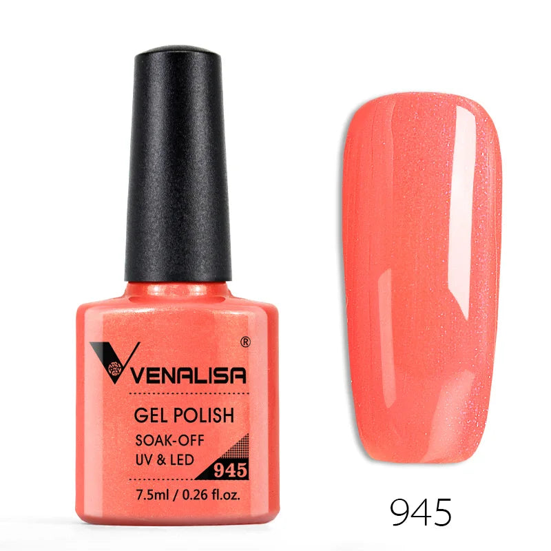 Venalisa 7.5ml Gel Polish – 60 Farben – UV/LED – Base, Top, Primer