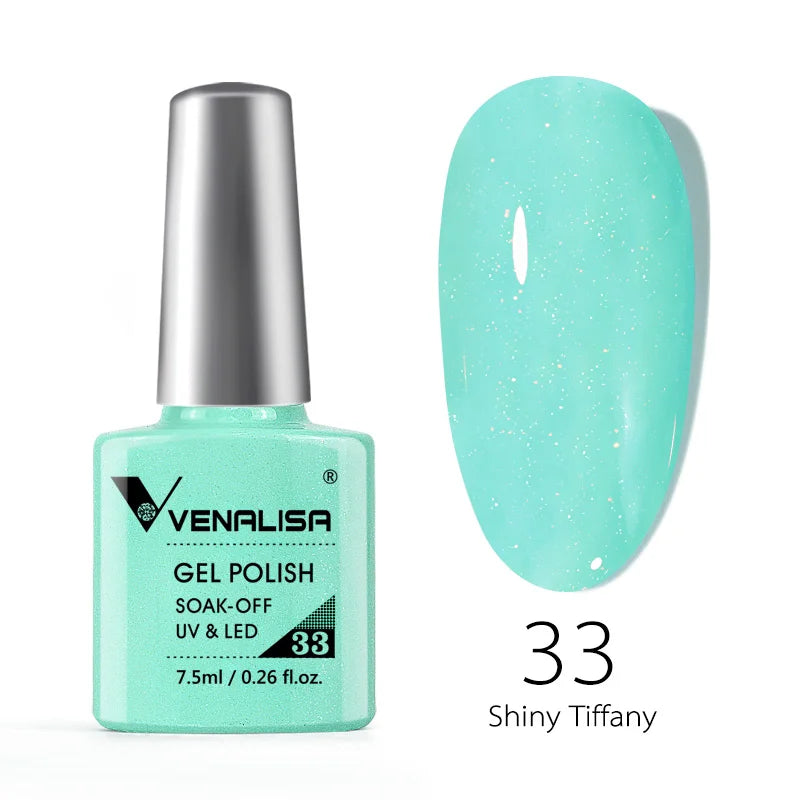 VENALISA 7,5ml Holographischer Camouflage UV-Gel-Lack – Glitzernd, langanhaltend, soak-off