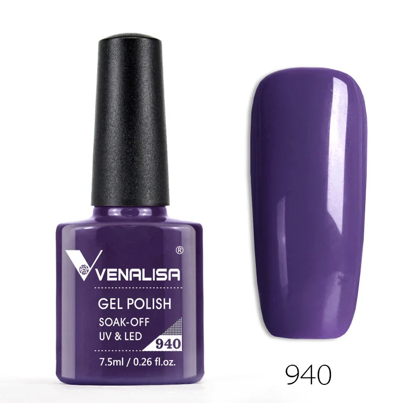Venalisa 7.5ml Gel Polish – 60 Farben – UV/LED – Base, Top, Primer