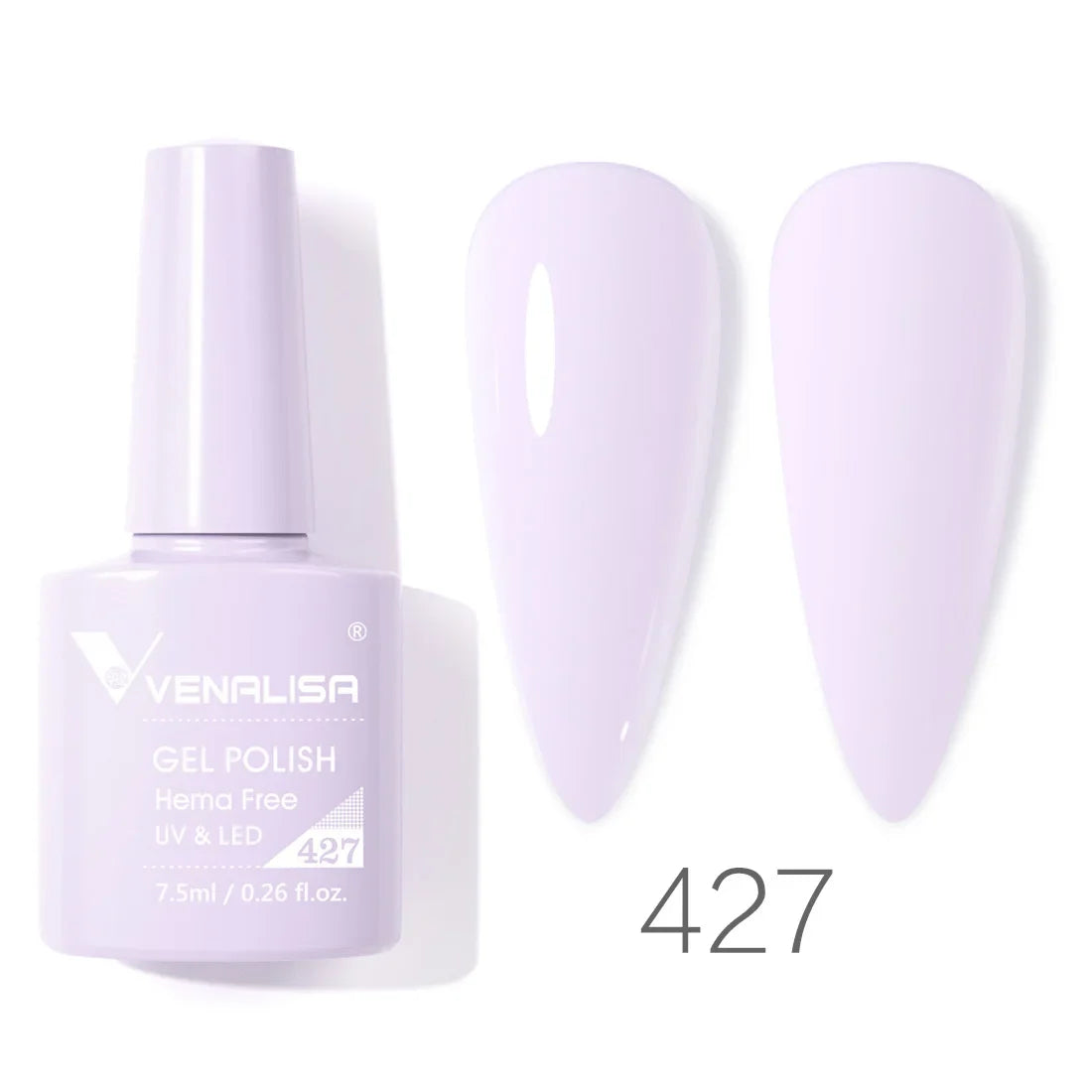 Venalisa Glitter Gel Polish – 7,5ml Rot, HEMA-frei, UV/LED, Semi-Permanent