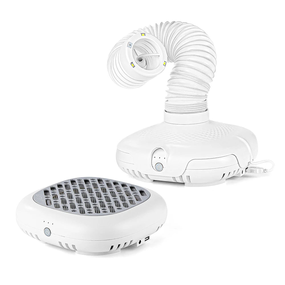 130W Turbo Nagelstaubabsaugung mit 2 Filtern – Bürstenloser Profi Nail Dust Collector für Maniküre & Pediküre