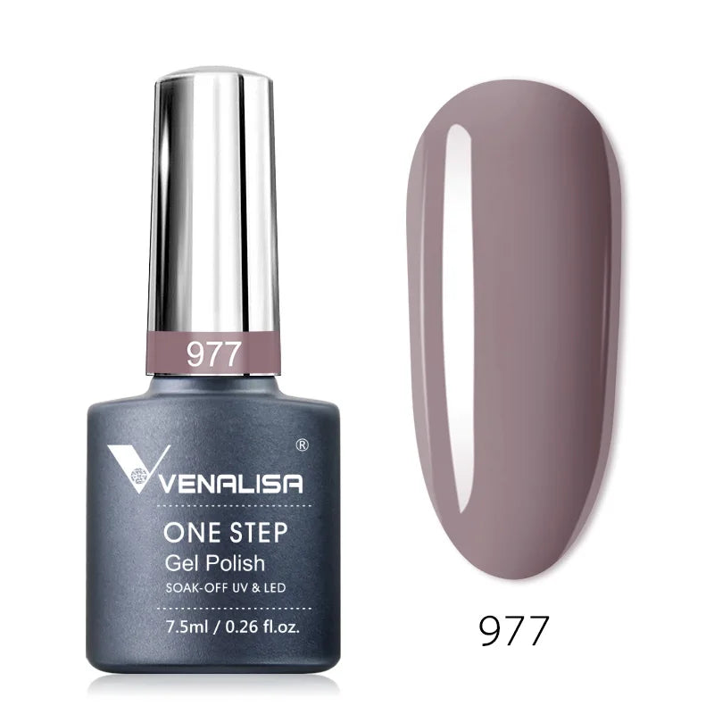 Venalisa 3-in-1 Gel Polish – 7,5ml One Step UV/LED Gel, Ohne Base & Top