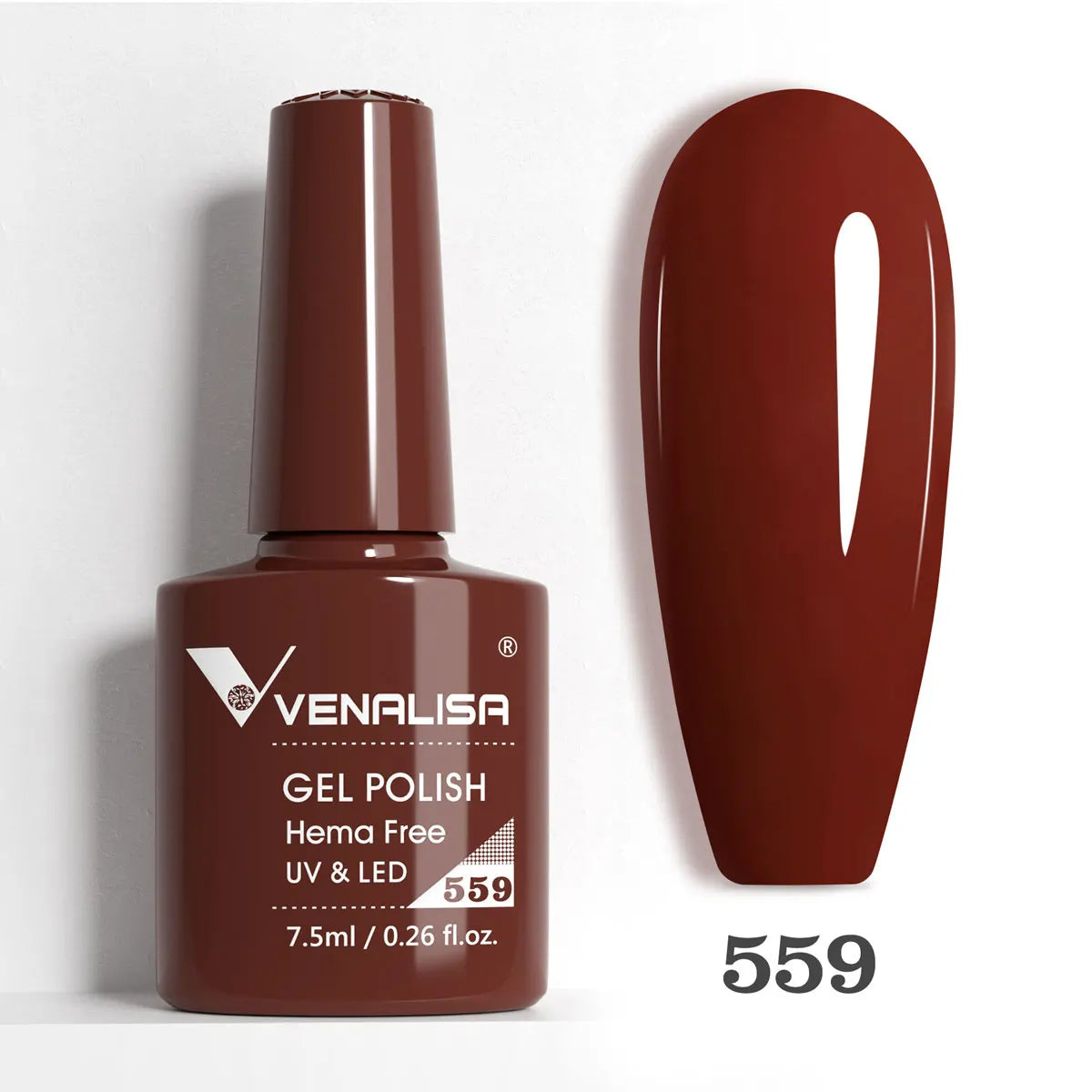 Venalisa HEMA-FREE Gel-Lack – 7,5 ml – French, Nude & Glitzer-Kollektion