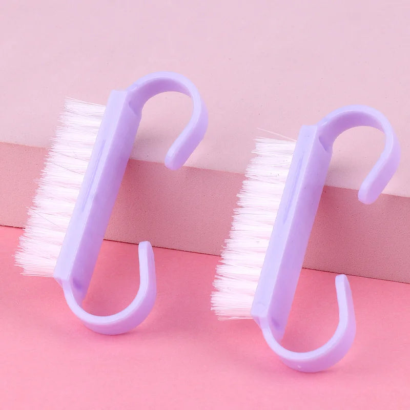 50 Stück Nagelbürsten – Bunte Reinigungsbürsten für Maniküre & Pediküre
