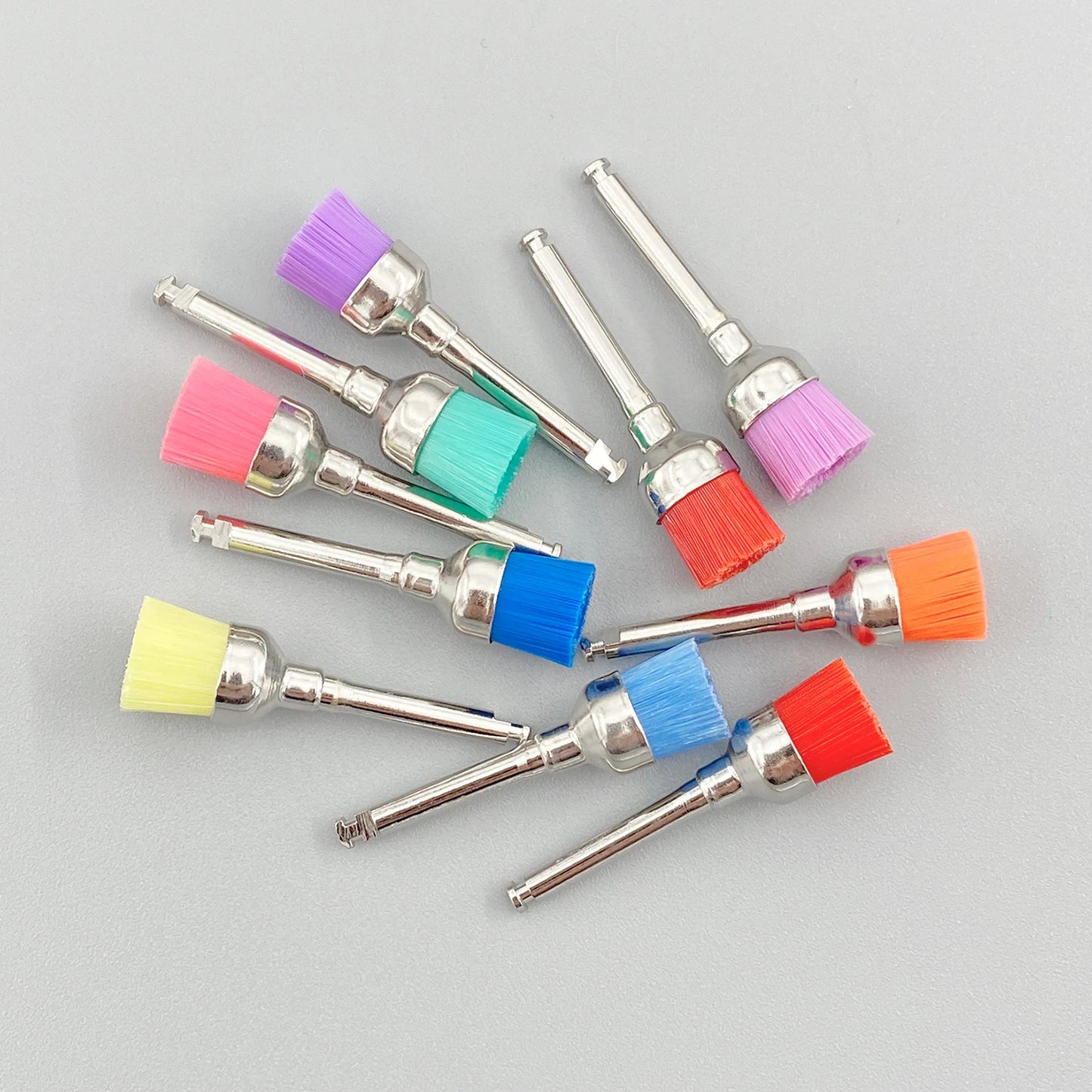 WELLCK Silikon-Polieraufsätze – 10/12 Stück Set für E-Feile, Politur & Finish (Nail & Dental Art)