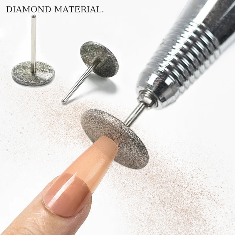 Diamant-Schleifscheibe für Fräser – Hornhautentferner & Polierkopf (Fußpflege)