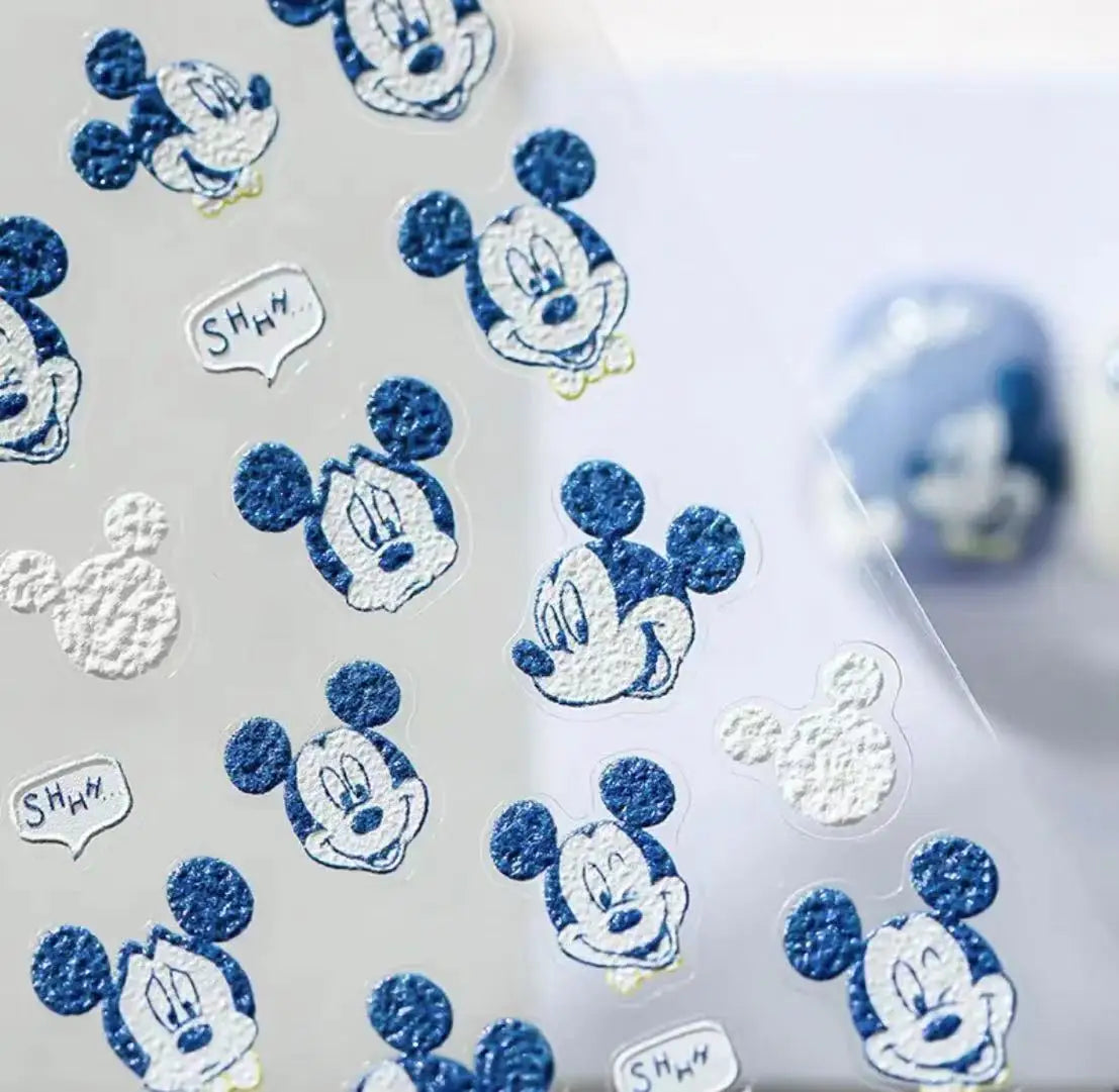 Disney 5D Nail Sticker – Zootopia & Mickey Motive für kreative Nail Art