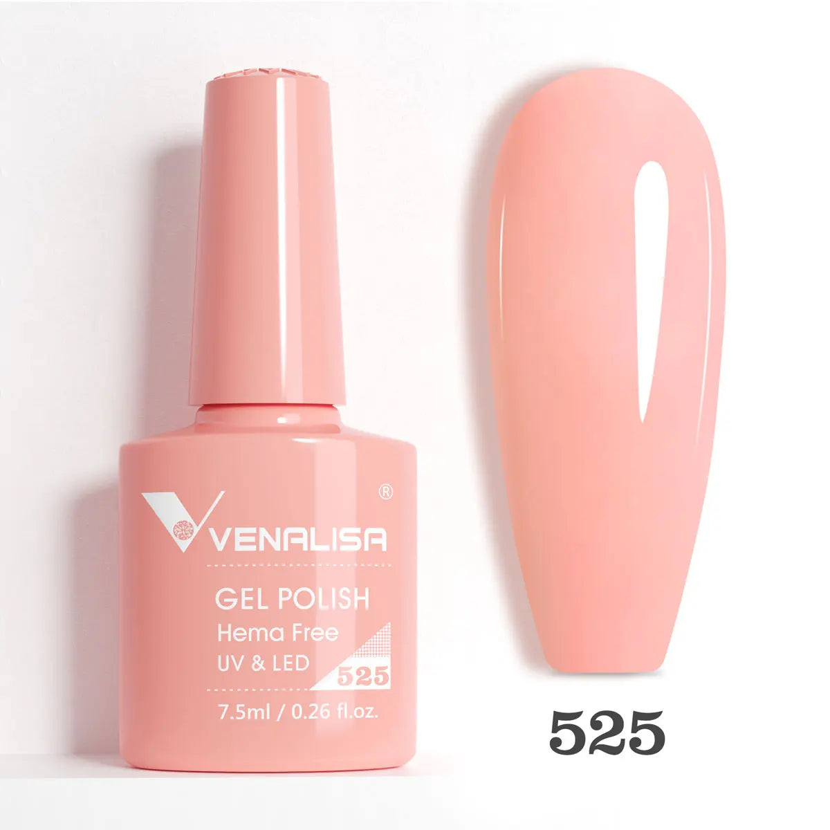 Venalisa HEMA-FREE Gel-Lack – 7,5 ml – French, Nude & Glitzer-Kollektion