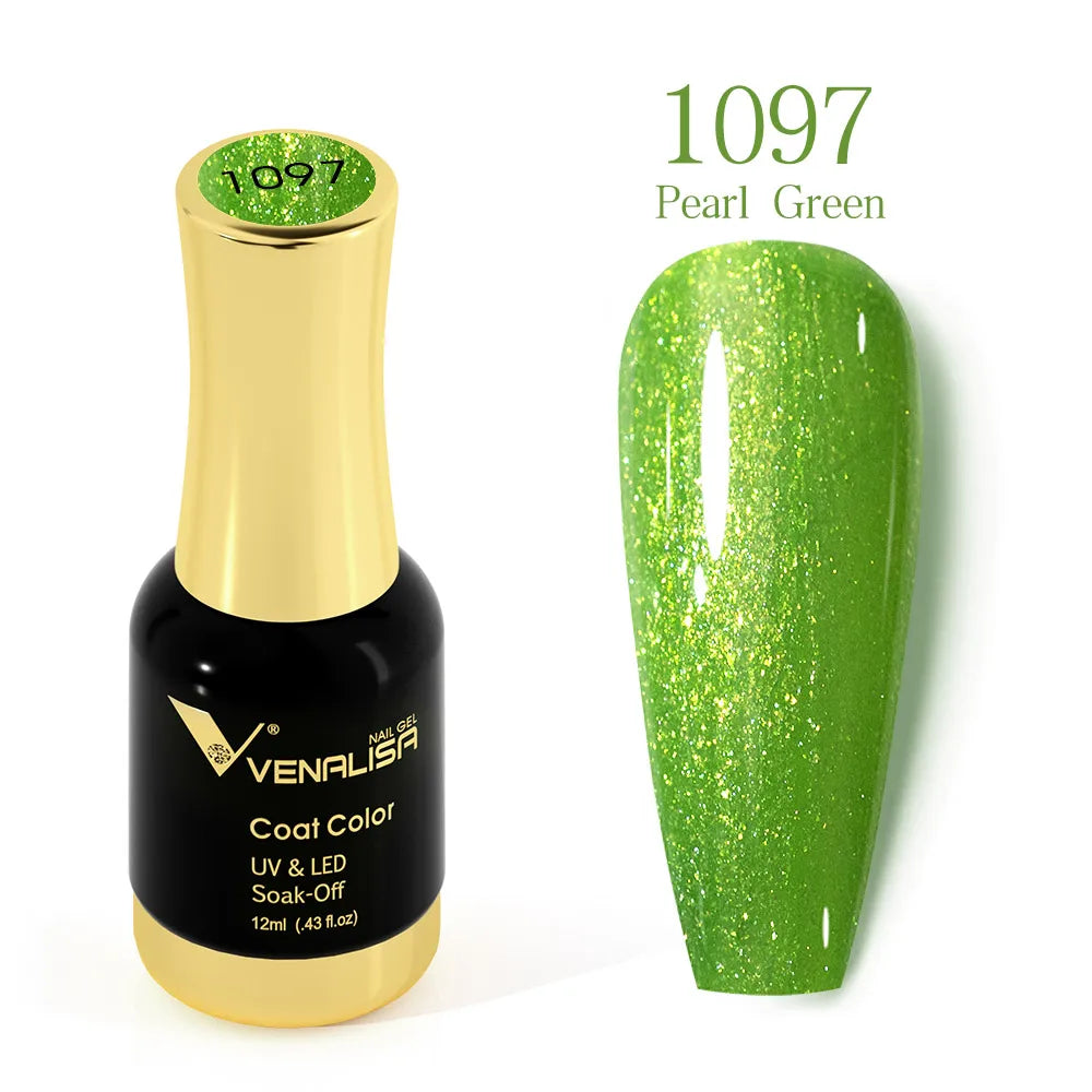 VENALISA Crystal UV Gel 12ml – French Nails, Glitzer, Pearl, HEMA-frei 1. Kollektion