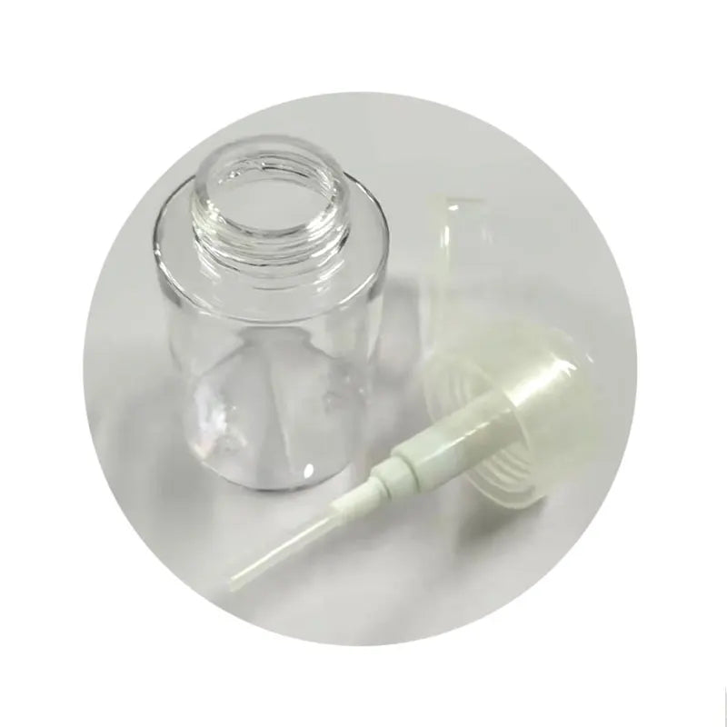 Leere Push-Pump-Flasche für Nagellackentferner – Nachfüllbar & Transparent