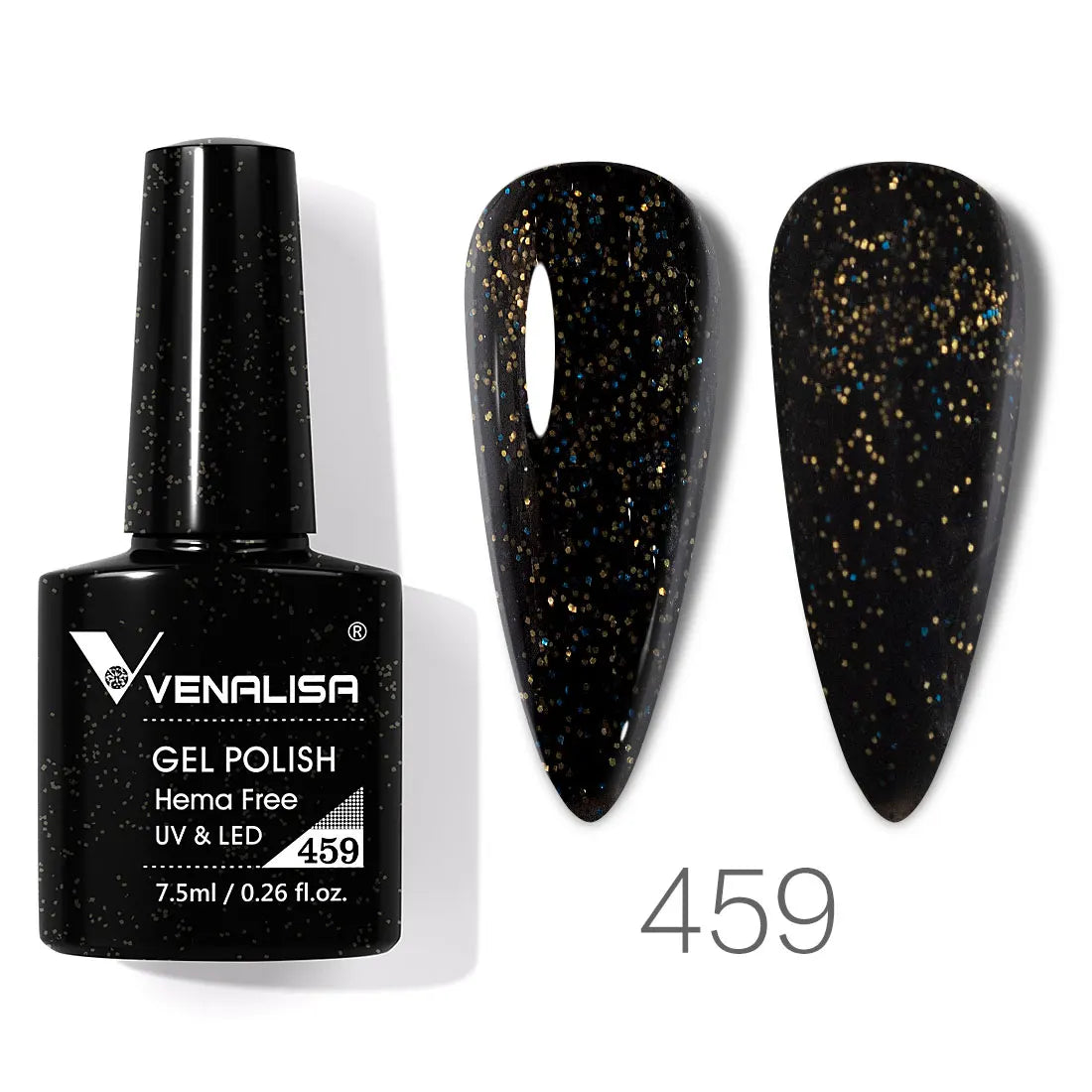 Venalisa VIP4 UV/LED Gel Polish 7,5 ml – Hochdeckender Soak-Off Nagellack 1.