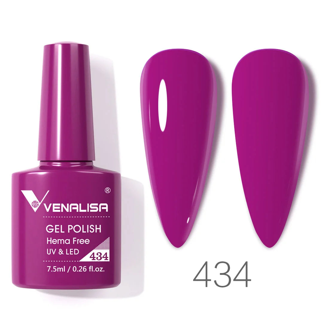 Venalisa VIP4 UV/LED Gel Polish 7,5 ml – Hochdeckender Soak-Off Nagellack 2