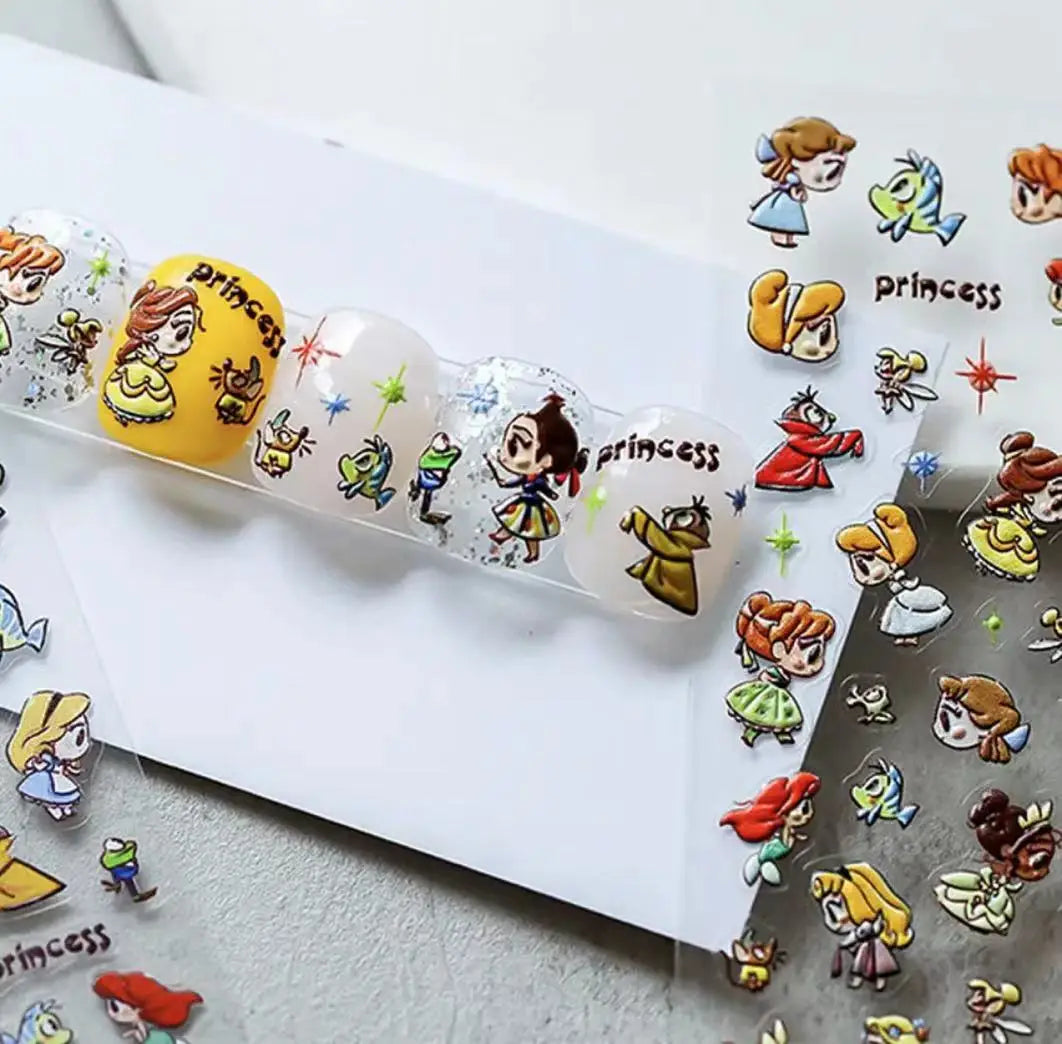Disney 5D Nail Sticker – Zootopia & Mickey Motive für kreative Nail Art