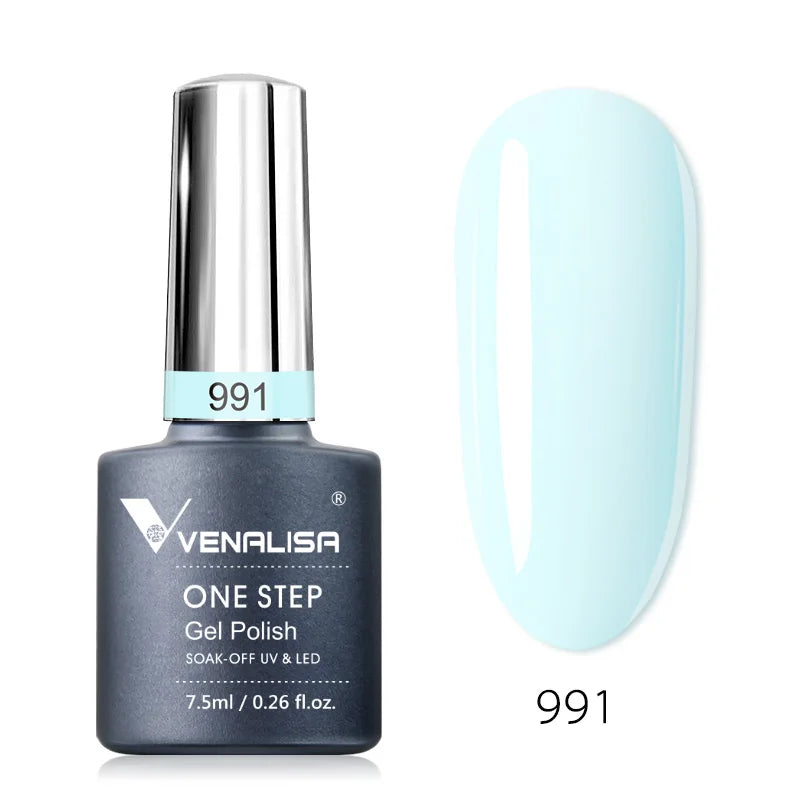 Venalisa 3-in-1 Gel Polish – 7,5ml One Step UV/LED Gel, Ohne Base & Top