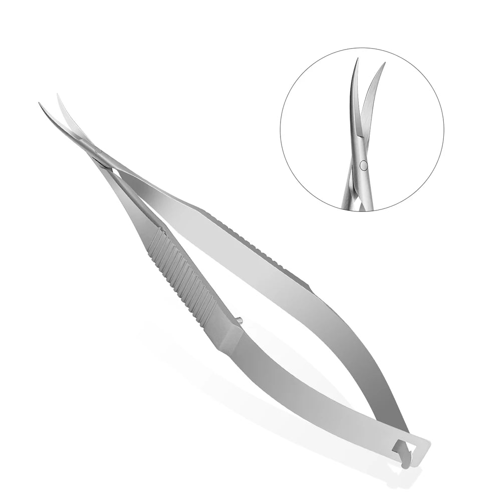 Profi Nagelschere gebogen – für Nägel, Augenbrauen & Cuticle | Edelstahl