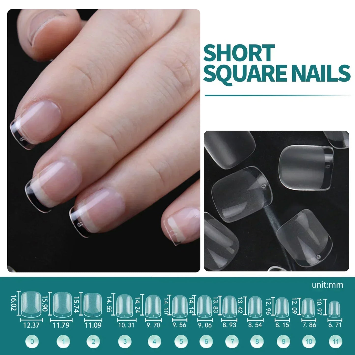 Nageltips, Soft Gel Tips, Full Cover Nägel, Press On Nails, Fake Nails, Nagelverlängerung, NAILPOP